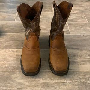 Ariat steel toe Brown Boots size 10